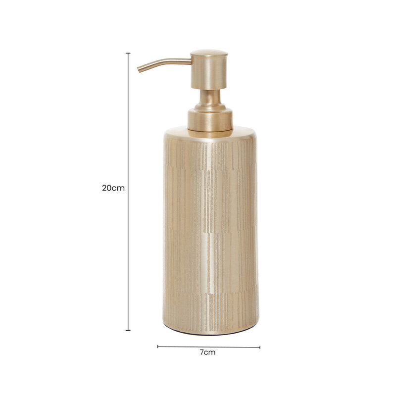 200ml Champagne Finish Soap Dispenser | Allegra