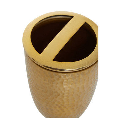Hammered Effect Toothbrush Holder | Allegra