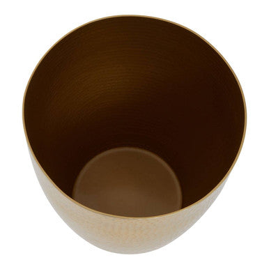Gold Finish Waste Bin | Allegra
