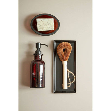 Kiara Black Bathroom Tray | Allegra
