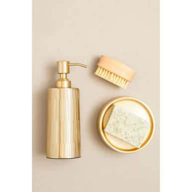 Line Effect Gold Soap Dish | Allegra