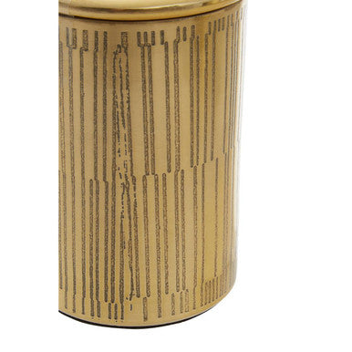 Line Effect Gold Toothbrush Holder | Allegra