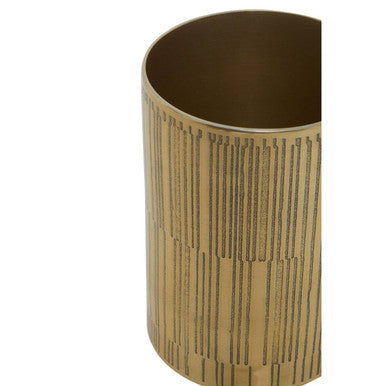 300ml Gold Finish Aluminium Tumbler | Allegra