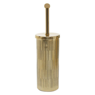 Gold Finish Aluminium Toilet Brush. | Allegra