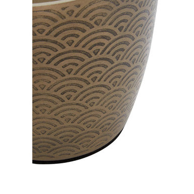 Aluminium Gold Finish 300ml Bathroom Jar | Allegra