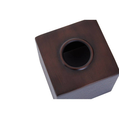 Bronze Finish Tissue Box | Allegra