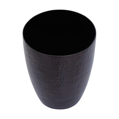 Dark Bronze Finish Waste Bin | Allegra