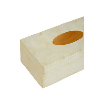 White Sea Shell Tissue Box | Palu