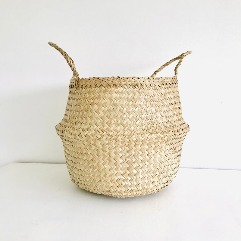 Plain Seagrass Basket - Large
