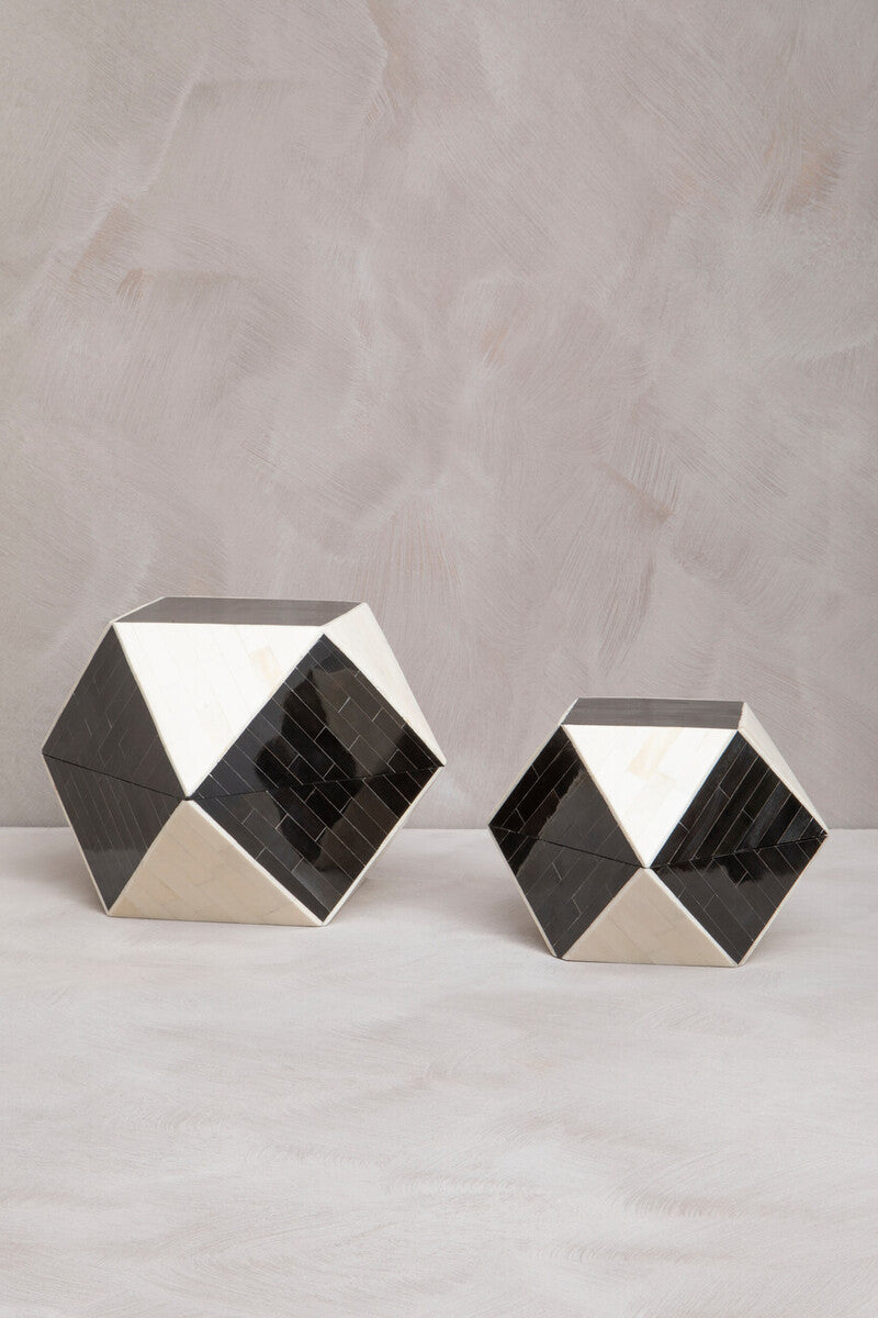 Black and White Large Trinket Box | Donato