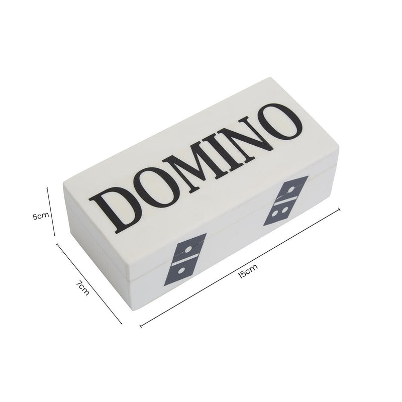 White and Black Domino Box | Churchill Games