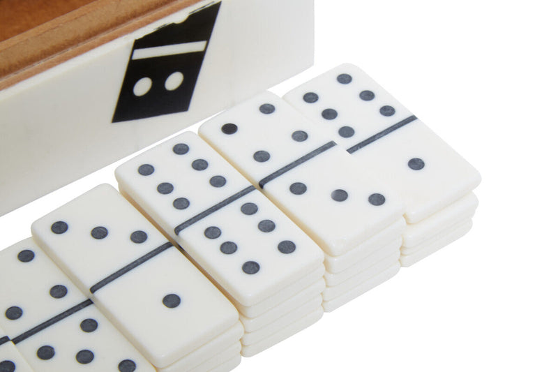White and Black Domino Box | Churchill Games