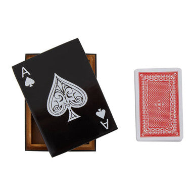 Black and White Card Box with Playing Cards | Churchill Games
