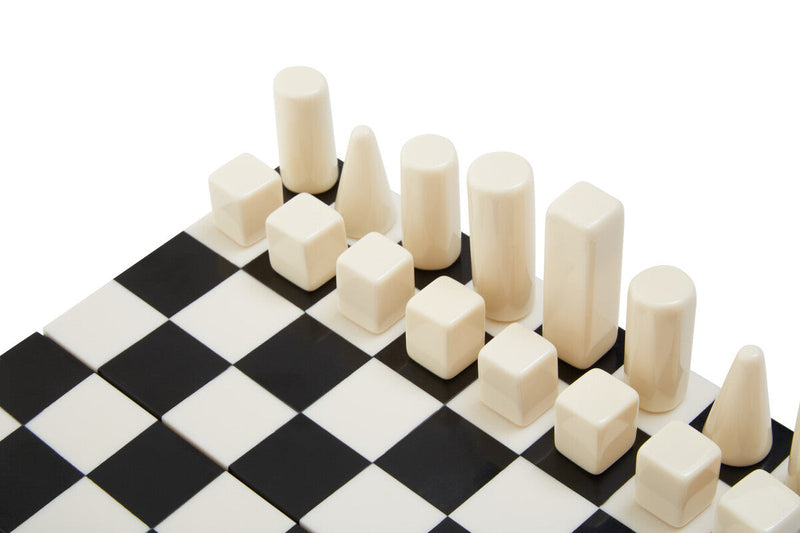 Small Black and White Foldable Chess Set | Churchill Games