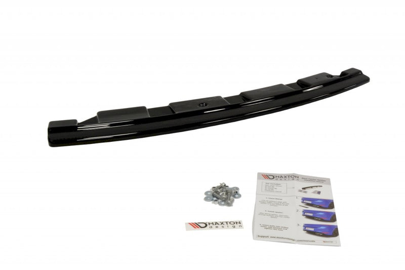 Maxton Design - CENTRAL REAR SPLITTER BMW 5 F11 M-PACK - WITHOUT VERTICAL BARS (FITS TWO DOUBLE EXHAUST ENDS)