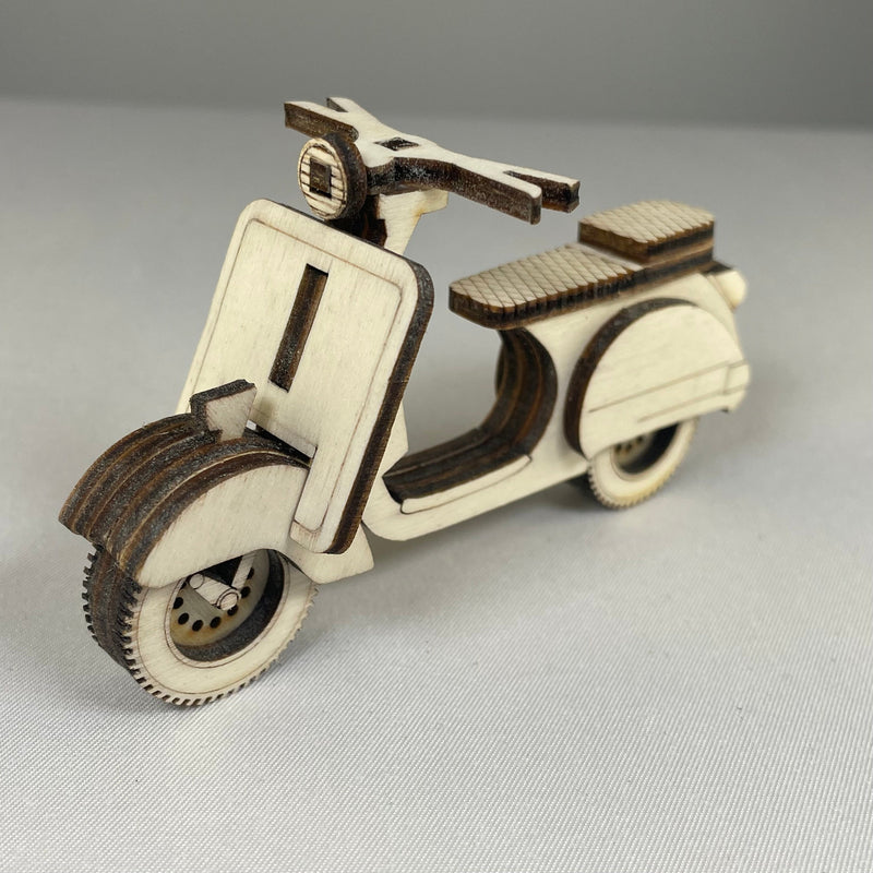 Retro Scooter Bauble - Handmade Ornament