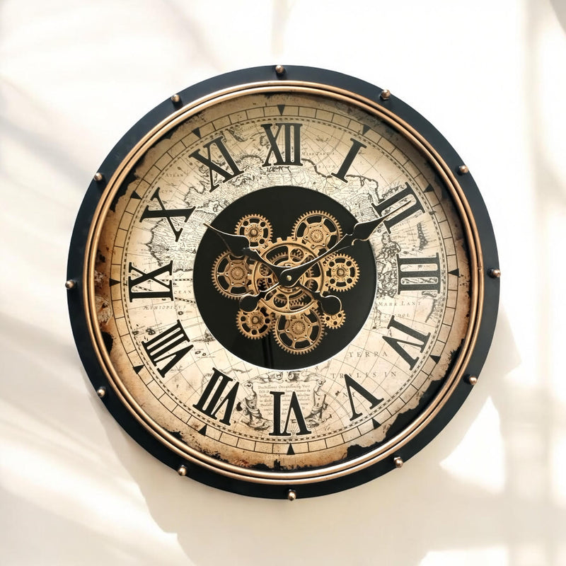 60CM GEAR CLOCK