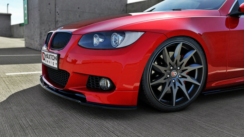 Maxton Design - FRONT SPLITTER BMW 3 E92 M-SPORT (PREFACE MODEL FITS M PERFORMANCE SPLITTERS) 2006-2009