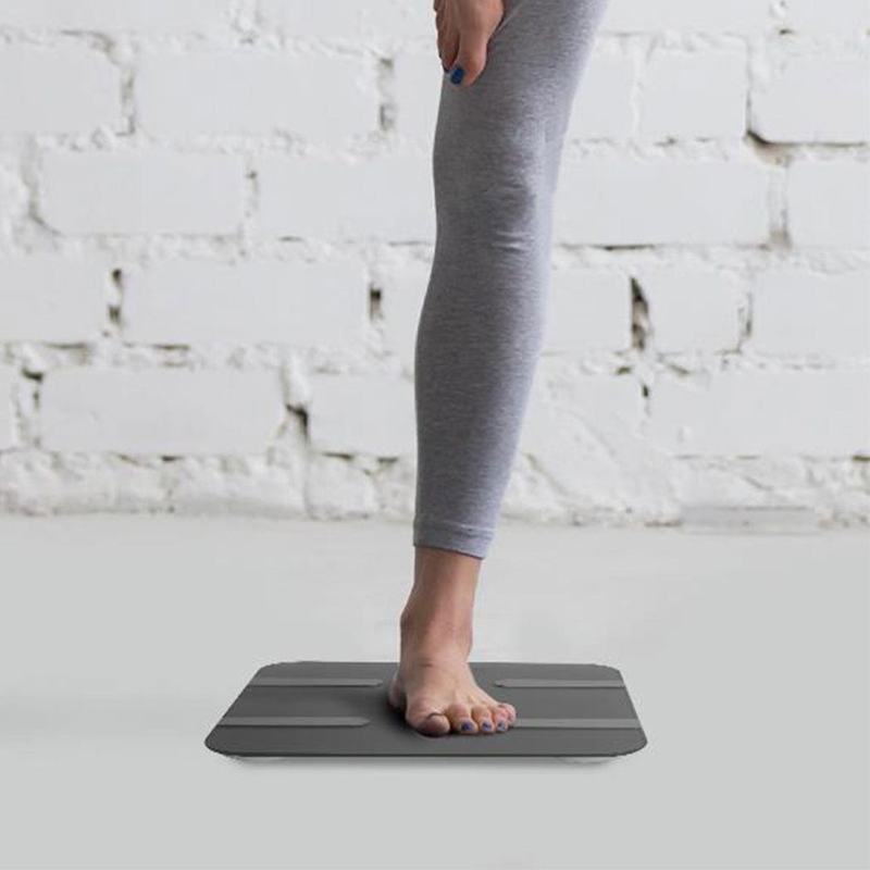 Aquarius Bluetooth 16 in 1 Smart Body Analysis Weighing Scale-Smart, Space Grey