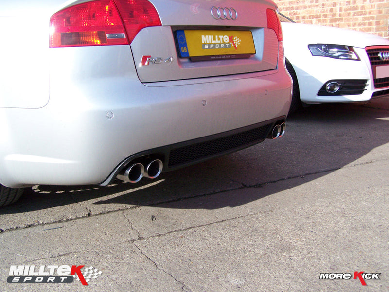 Milltek Sport - Cat Back Exhaust (Multiple Options) Audi RS4 B7 (Saloon, Avant & Cabriolet)