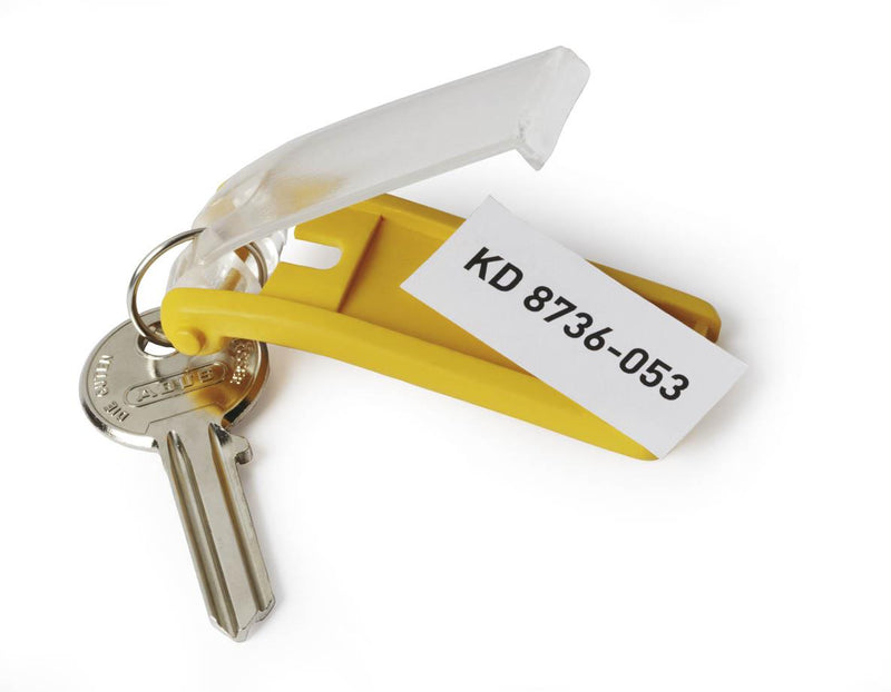 Durable Key Clips Organisational Label Hooks | 24 Pack | Assorted