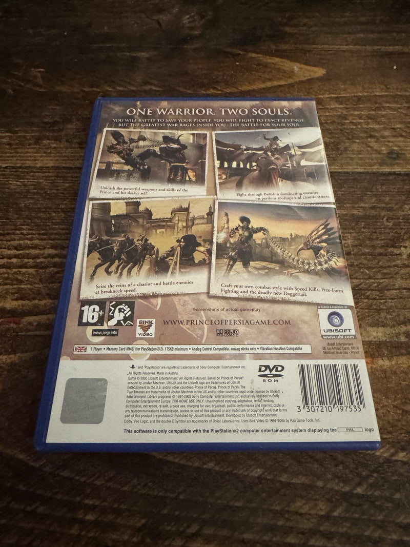 Sony PlayStation 2 Prince Of Person The Two Thrones Game