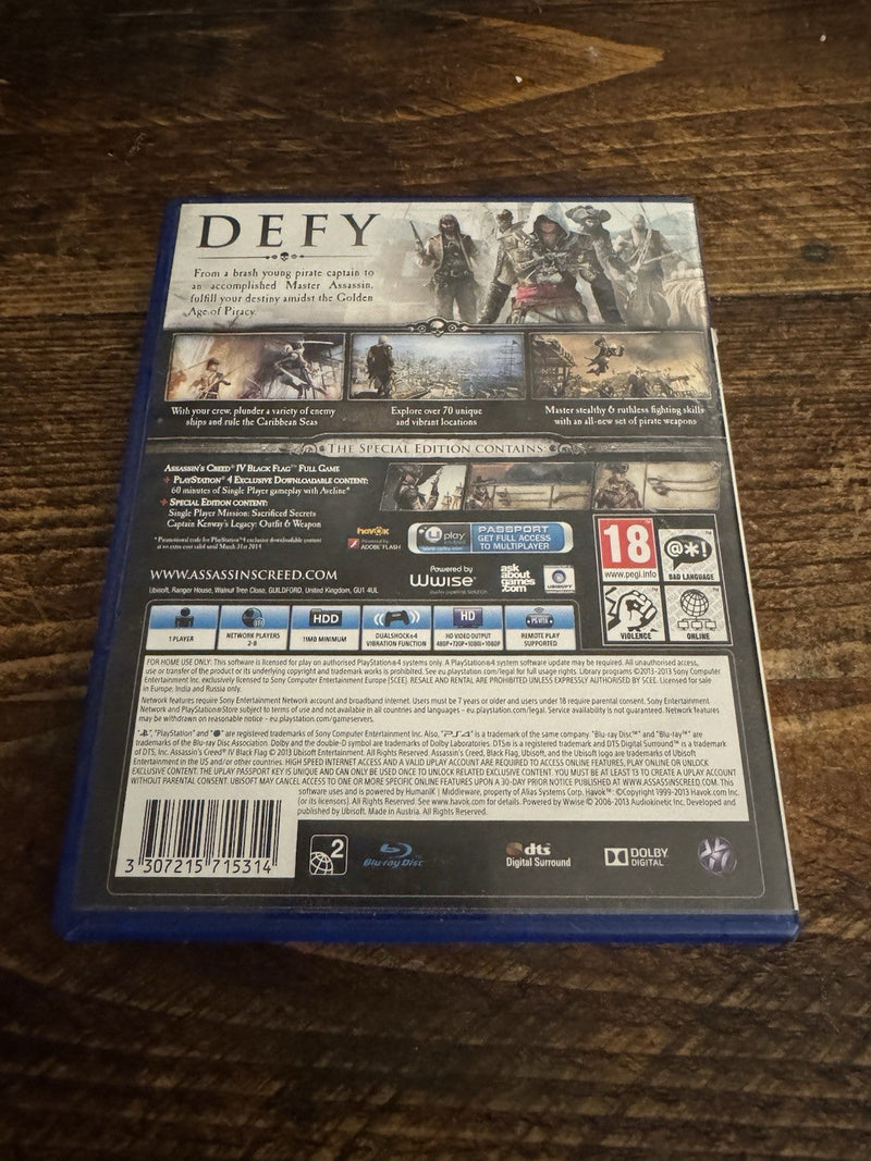Sony PlayStation 4 Assassins Creed 4 Black Flag