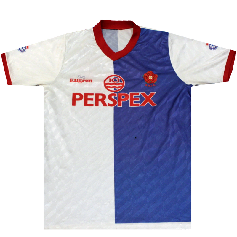 Blackburn Rovers 1988-1989 Home Shirt (Very Good) L