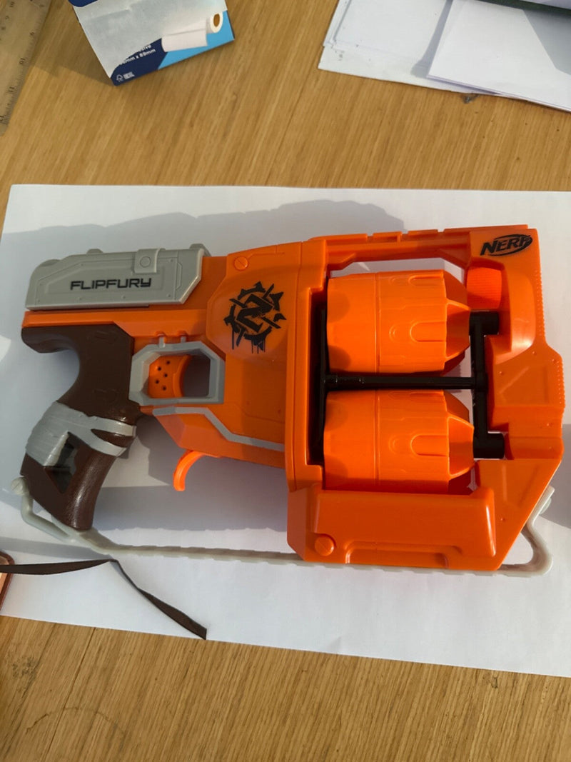 NERF Zombie Strike Flipfury Soft Dart Blaster