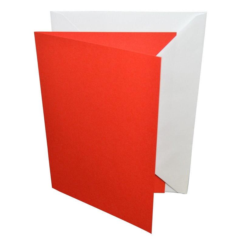 A6 Coloured Greeting Card Blanks & Envelopes - Choose Colour & Quantity