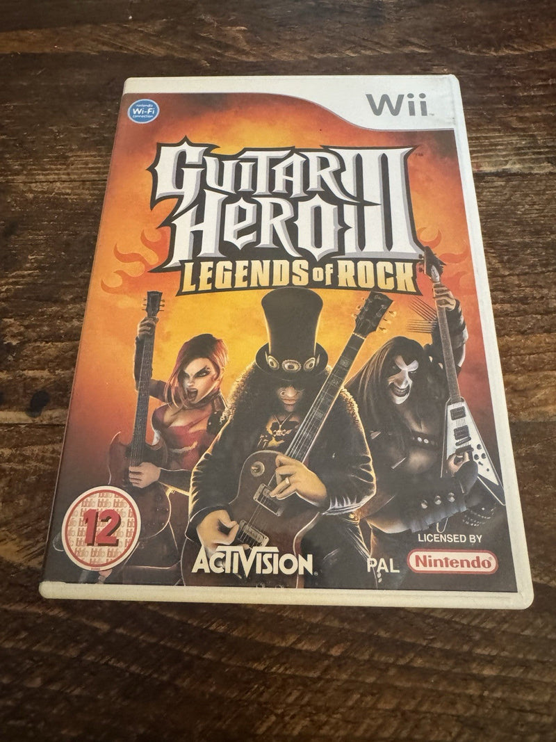 Nintendo Wii Guitar Hero’s 3: Legends Of Rock Game