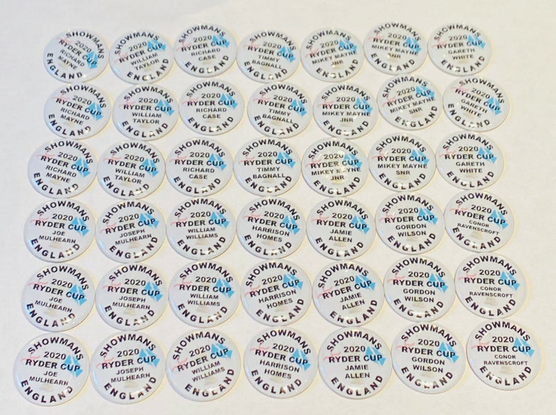 Personalised Golf Ball Markers for Groups & Society Events