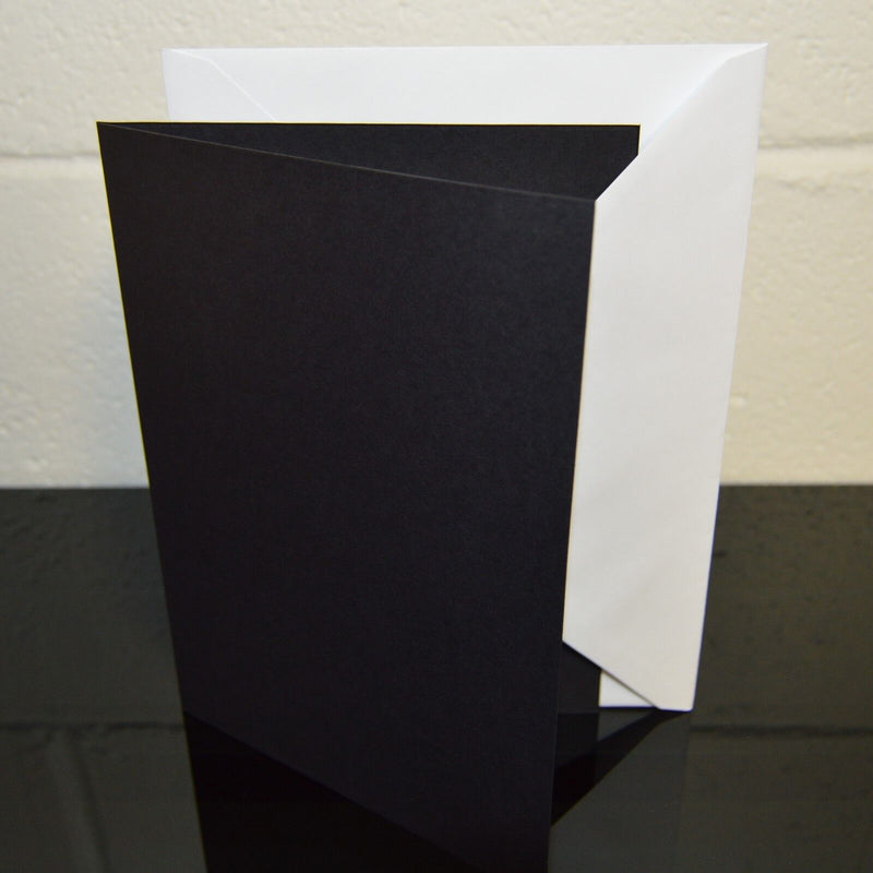 A5 Coloured Greeting Card Blanks & Envelopes – Choose Colour & Quantity
