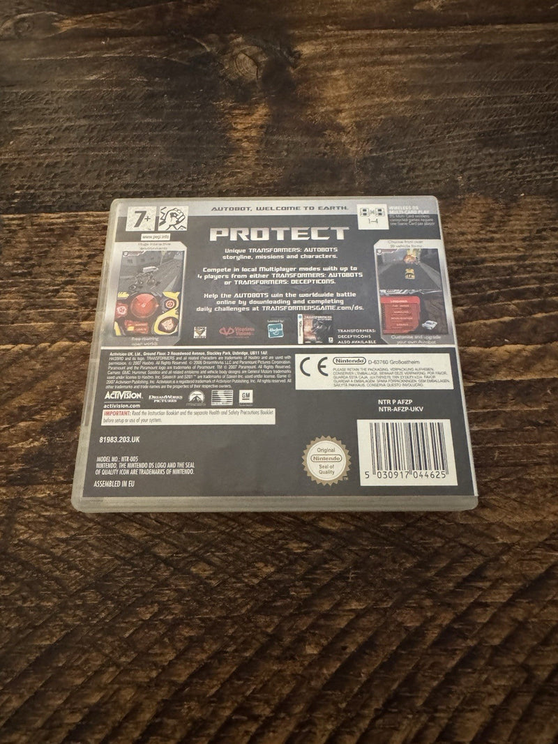 Nintendo DS Transformers Autobots Game