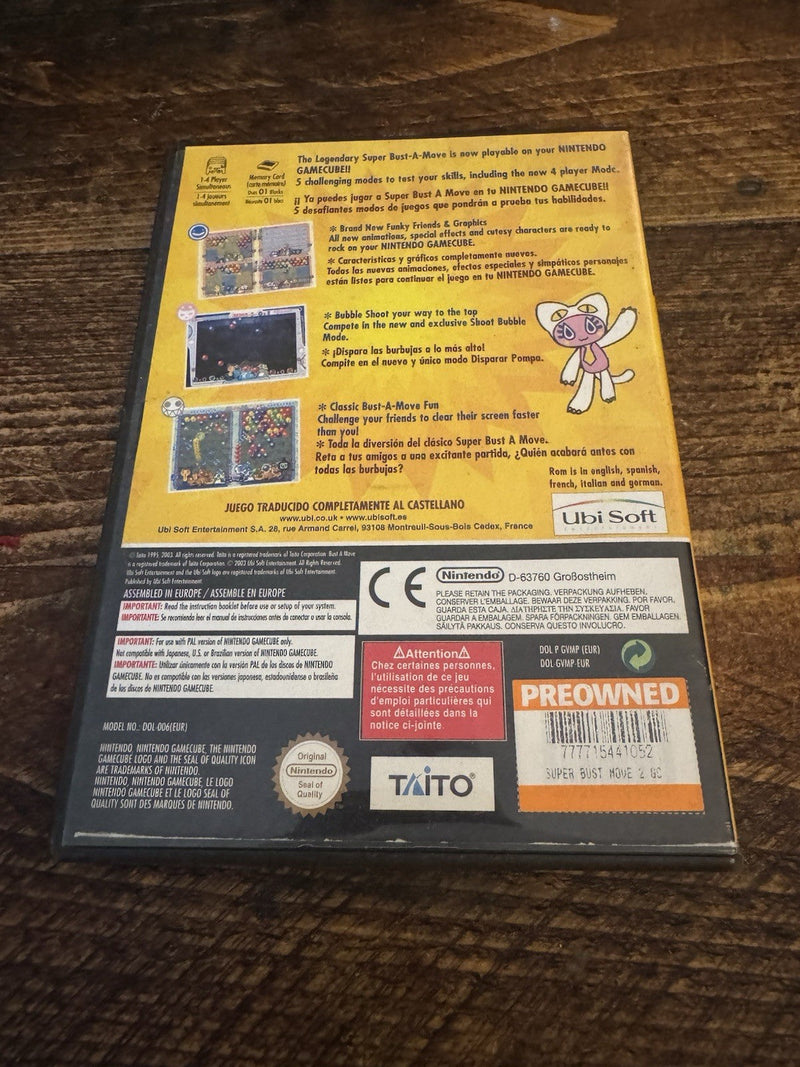 Super Bust A Move All Stars Nintendo GameCube PAL COMPLETE with MANUAL Tested