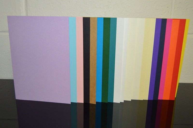 A5 Coloured Greeting Card Blanks & Envelopes – Choose Colour & Quantity