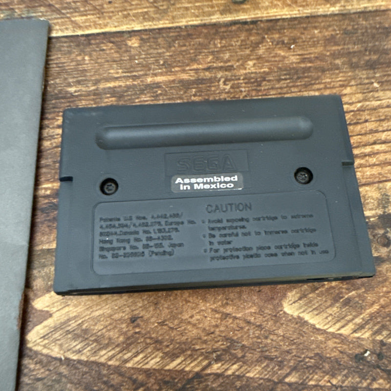 Castlevania: Bloodlines (Sega Genesis, 1994) Cardboard Authentic COMPLETE