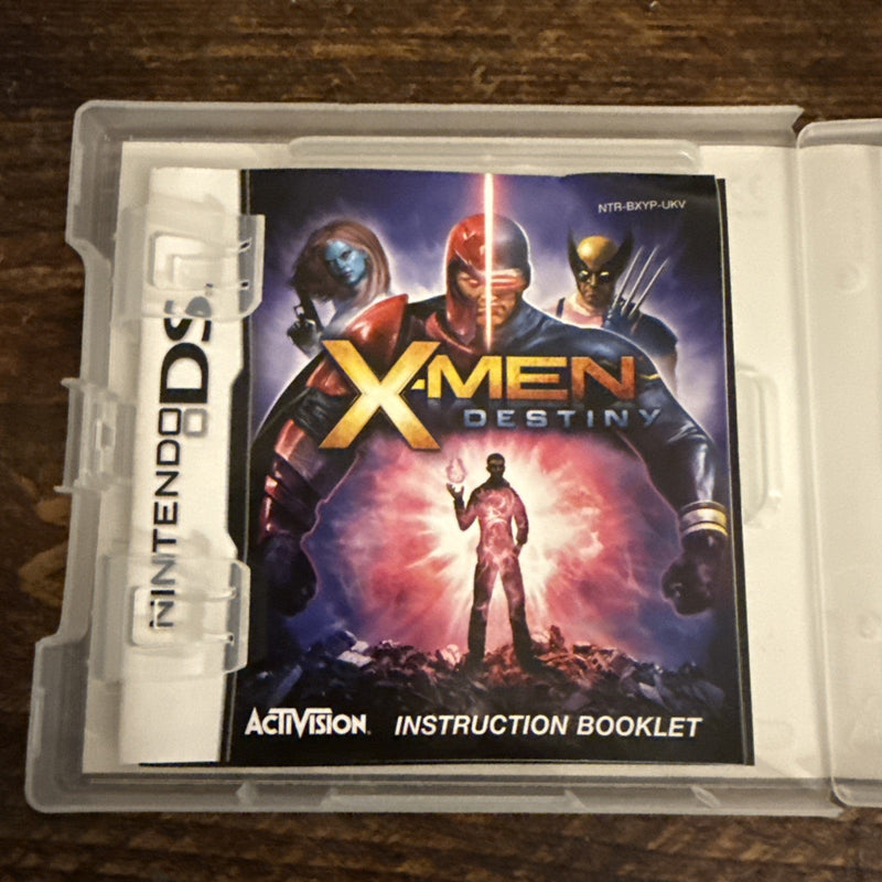 X-Men: Destiny (Nintendo DS, 2011) Complete with Case & Artwork
