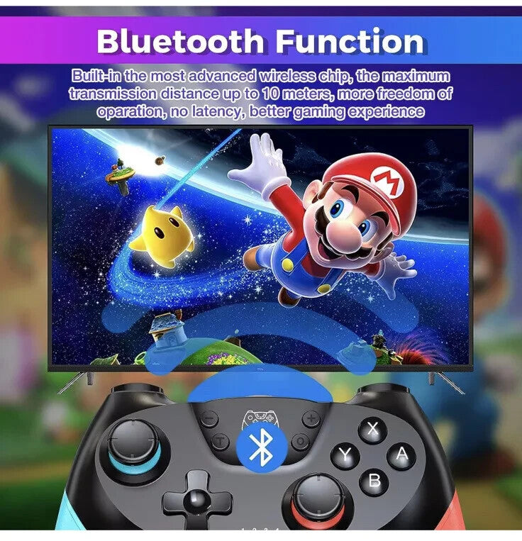Wireless Bluetooth RGB Controller for Nintendo Switch/Switch OLED/Switch Lite/PC