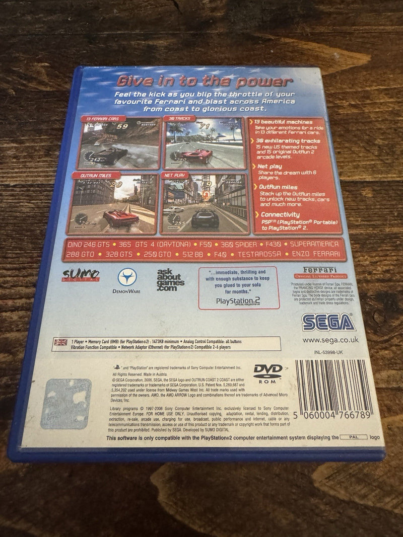 Sony PlayStation 2 OutRun 2006: Coast 2 Coats Game