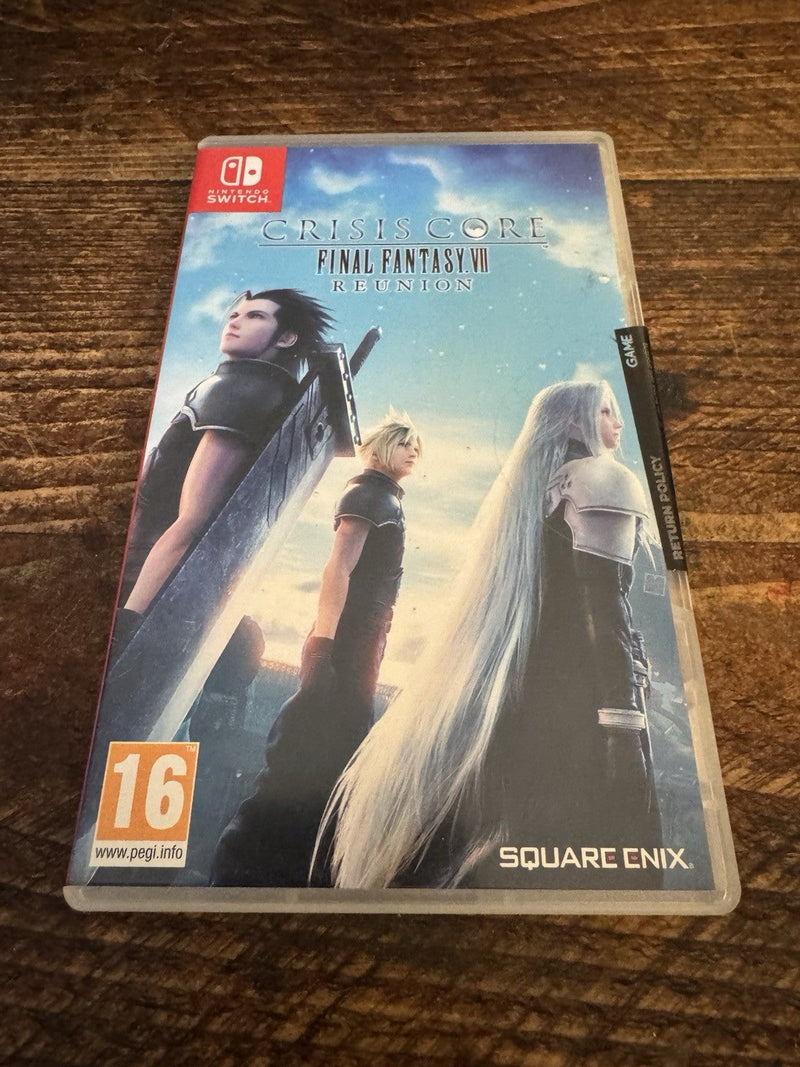 Nintendo Switch Crisis Core Finally Fantasy VII Reunion Game
