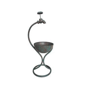 57CM GREEN METAL GARDEN PLANTER - InStock