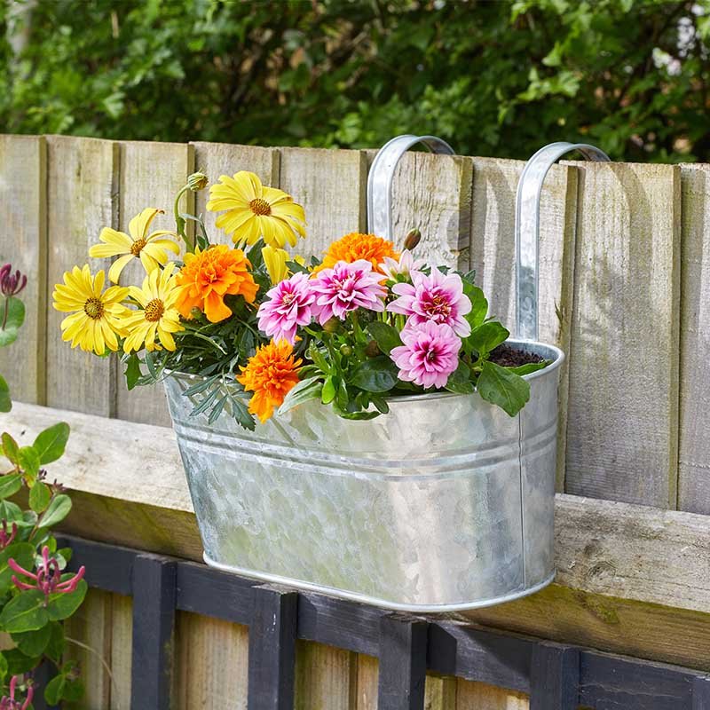 35cm Metal Hanging Flower Pot
