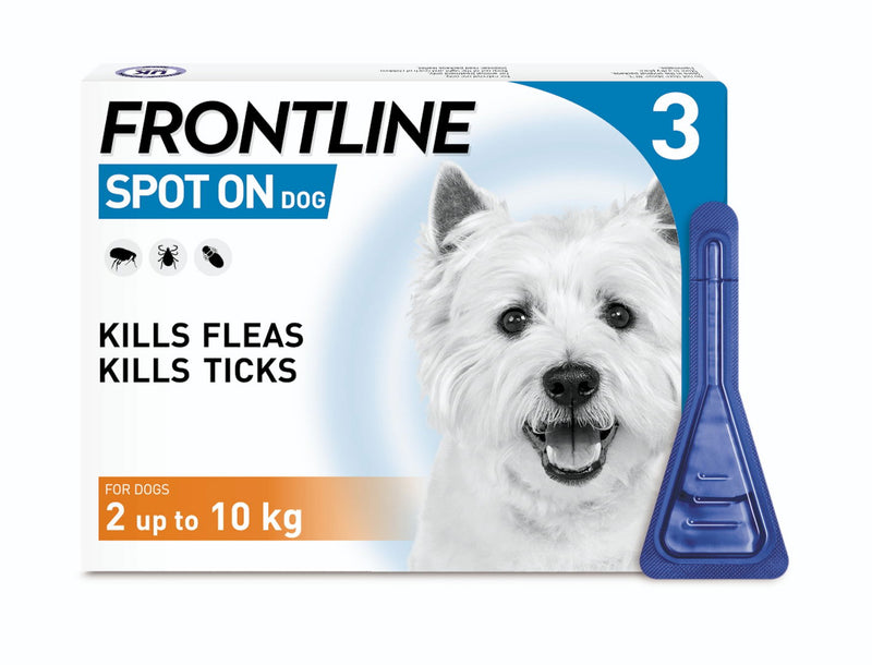 Frontline Spot On Small Dog 0-10kg 3 Pipettes