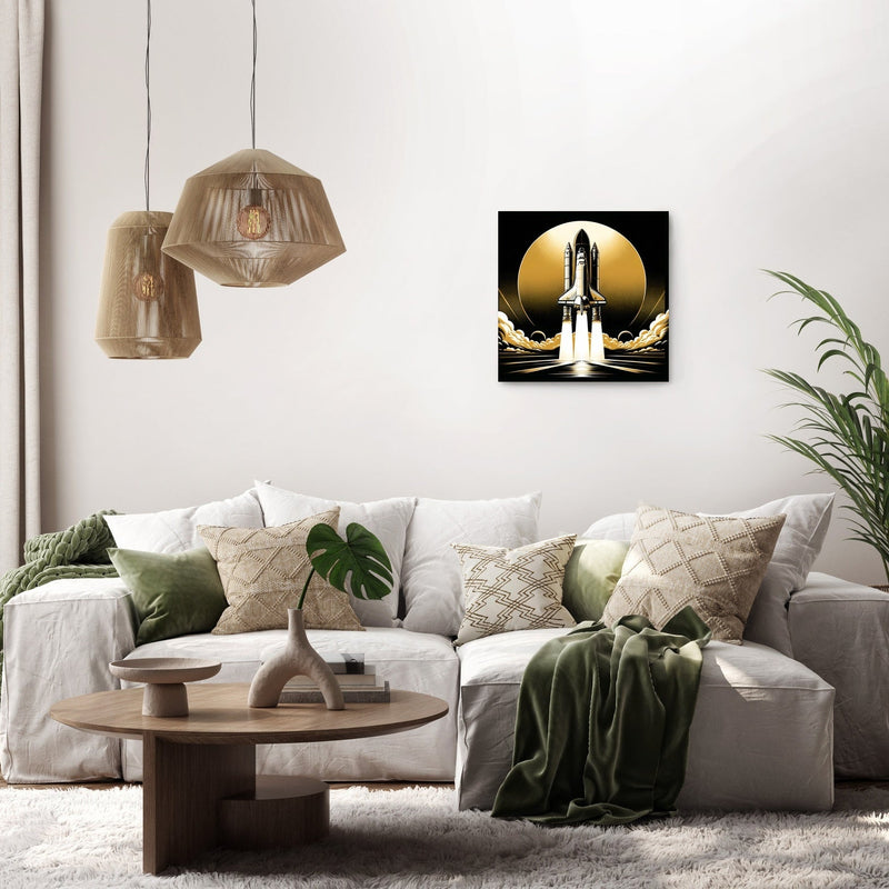 Golden Ascent Odyssey Canvas