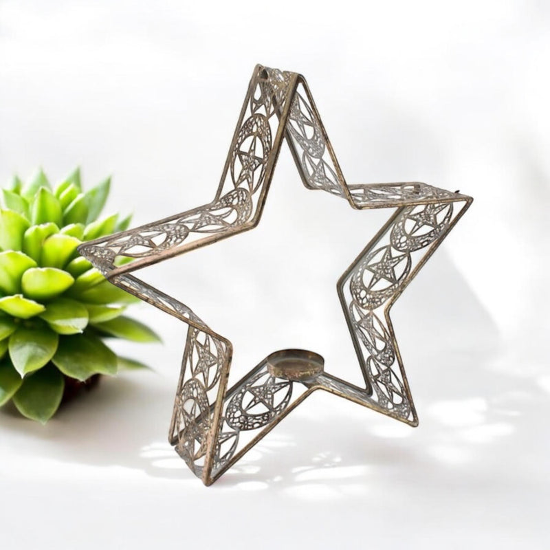 37CM METAL CANDLE HOLDER
