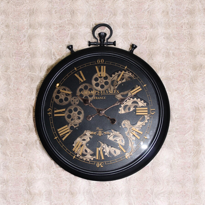 61.5CM WALL CLOCK - Champ Elysees design