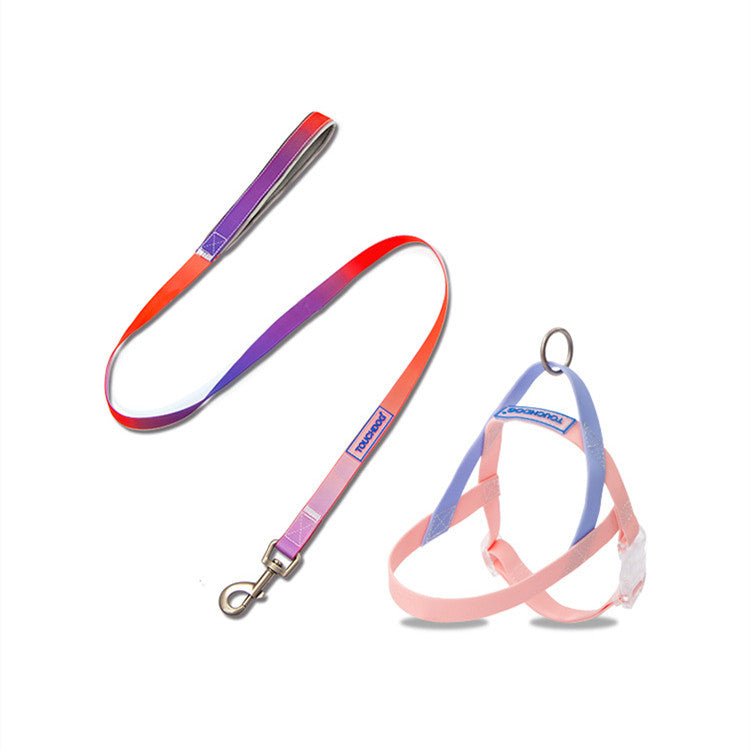 Pet PVC jelly gradient traction rope