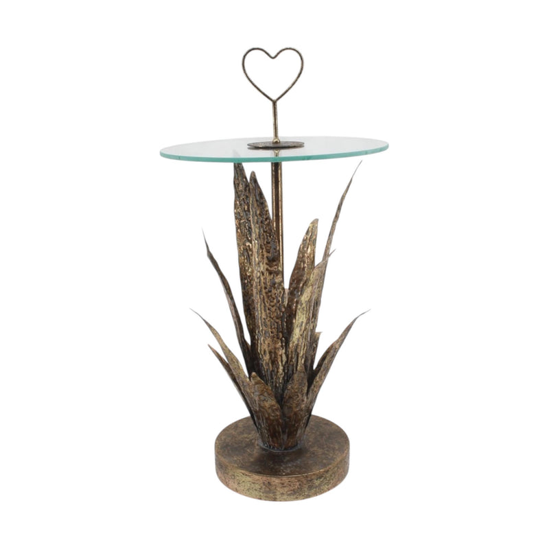 79CM METAL TABLE leaf design