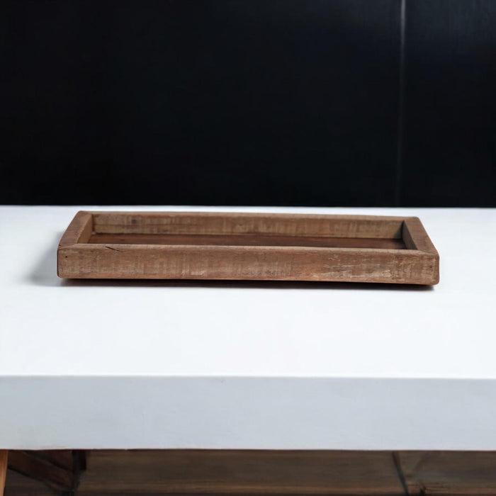 60CM RECLAIMED WOODEN TRAY
